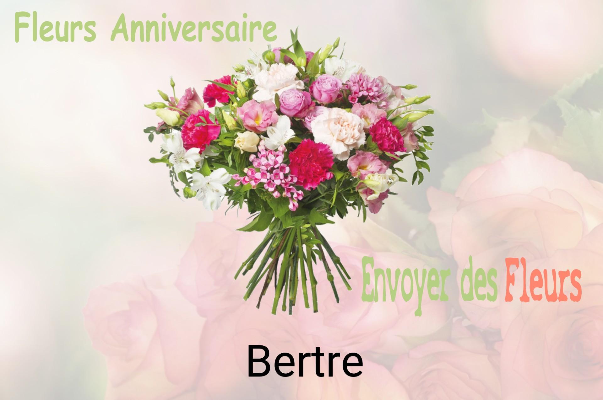 Bouquet de fleurs d’anniversaire livré à Bertre