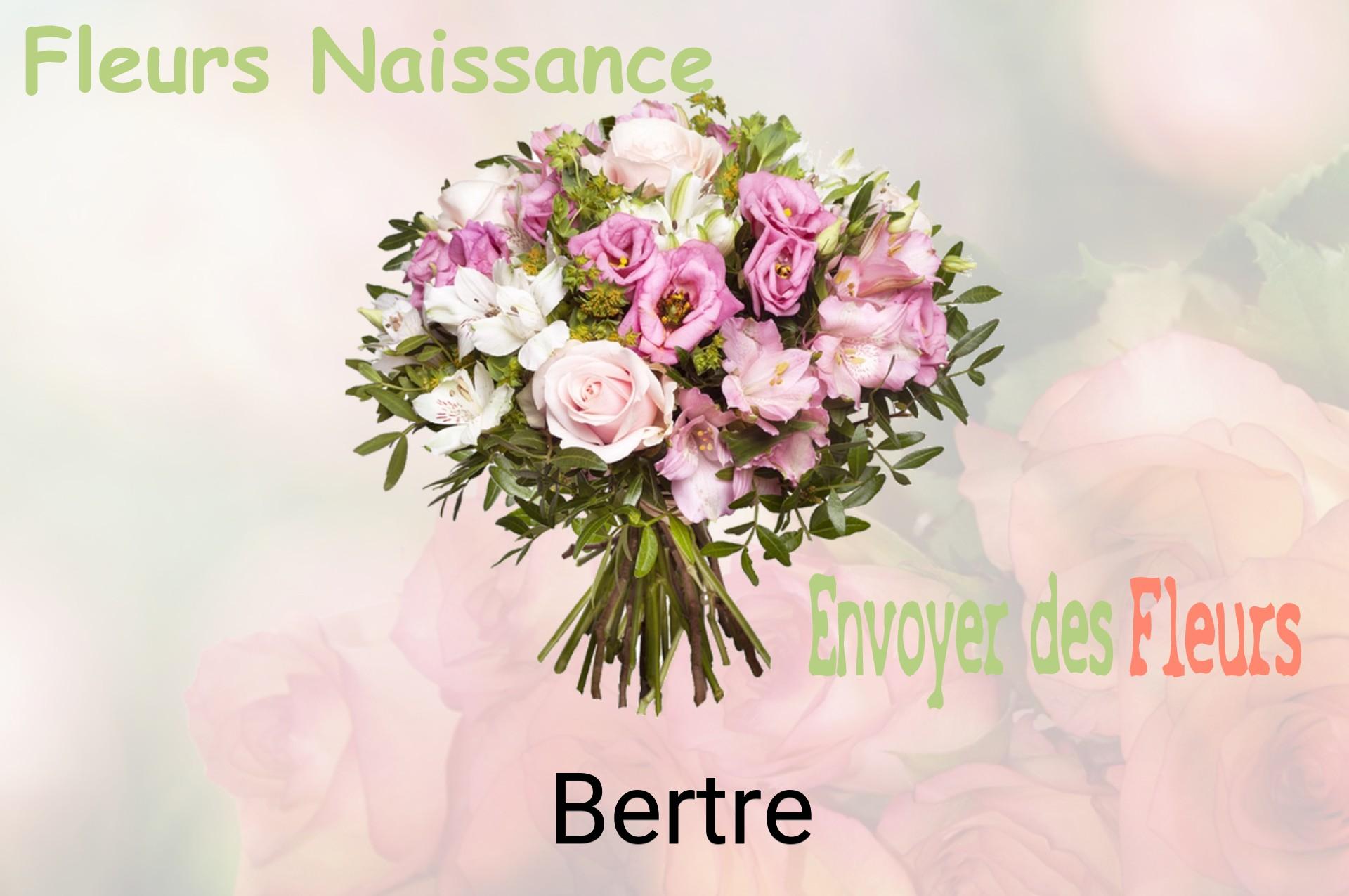 Bouquet de fleurs de naissance livré à Bertre